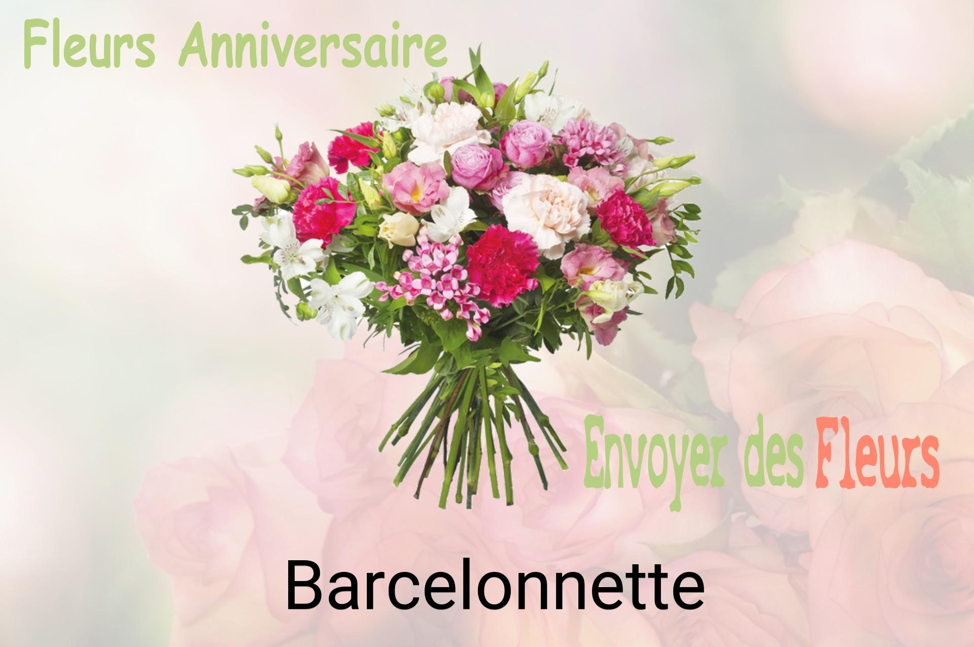 Bouquet de fleurs d’anniversaire livré à Barcelonnette